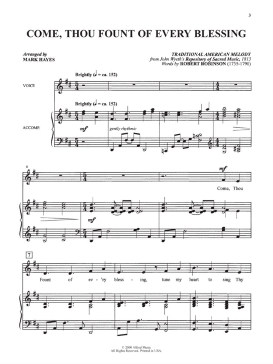 The Best of Mark Hayes for Solo Voice (For Concerts, Contests, Recitals, and Worship) Voice Solo scores gallery preview page 4