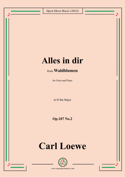 Loewe-Alles in dir,Op.107 No.2,in D flat Major image number null