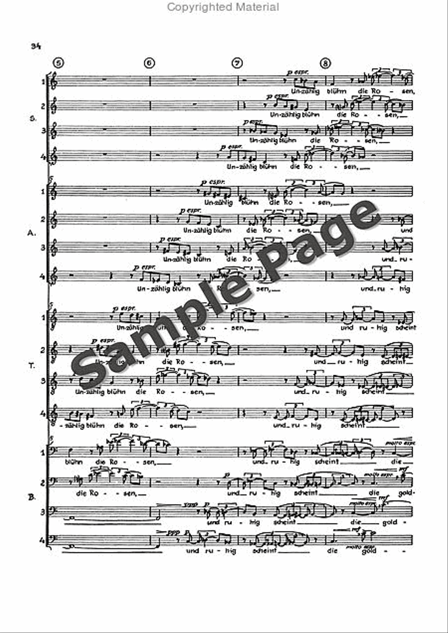 3 Phantasien 4-Part scores gallery preview page 35