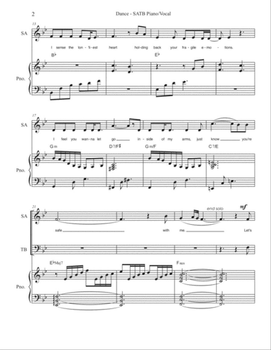 Dance 4-Part scores gallery preview page 3