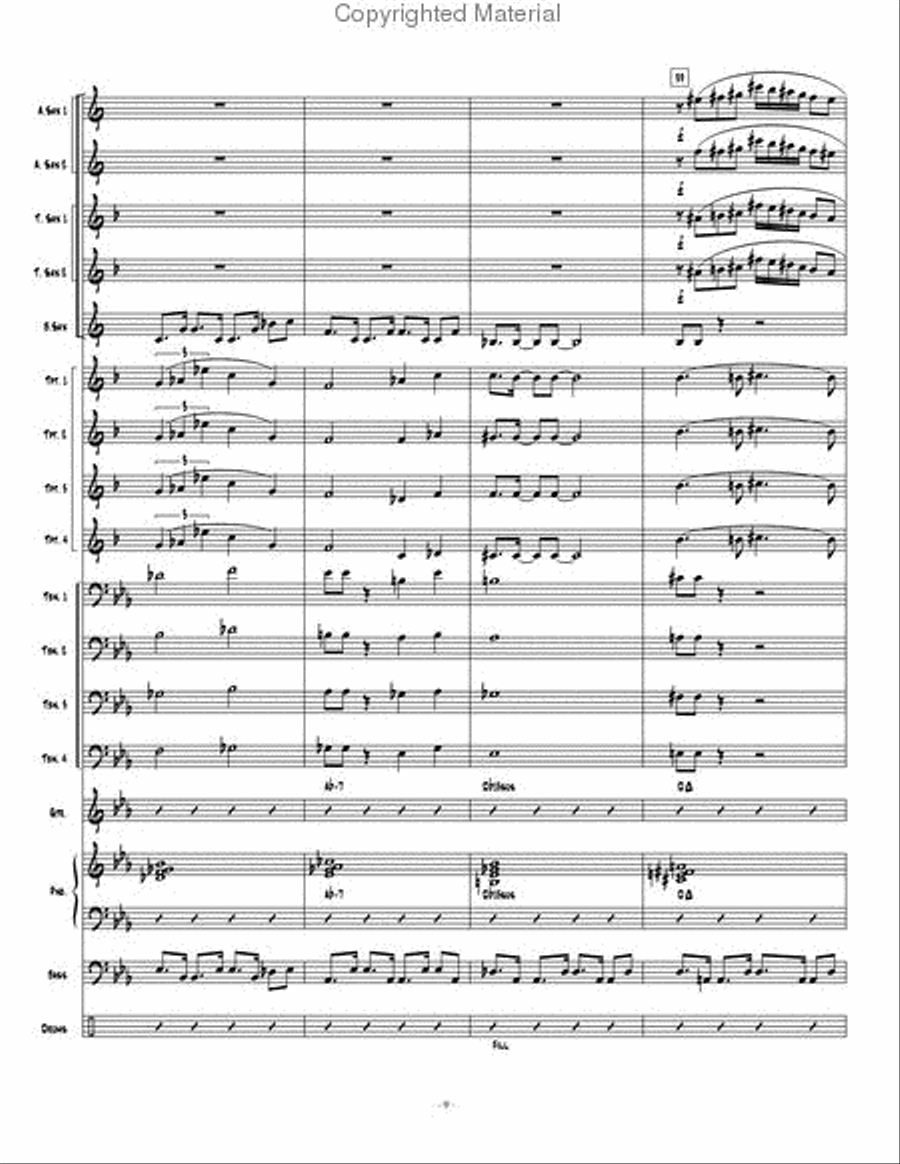 Summer Groove Jazz Ensemble scores gallery preview page 10