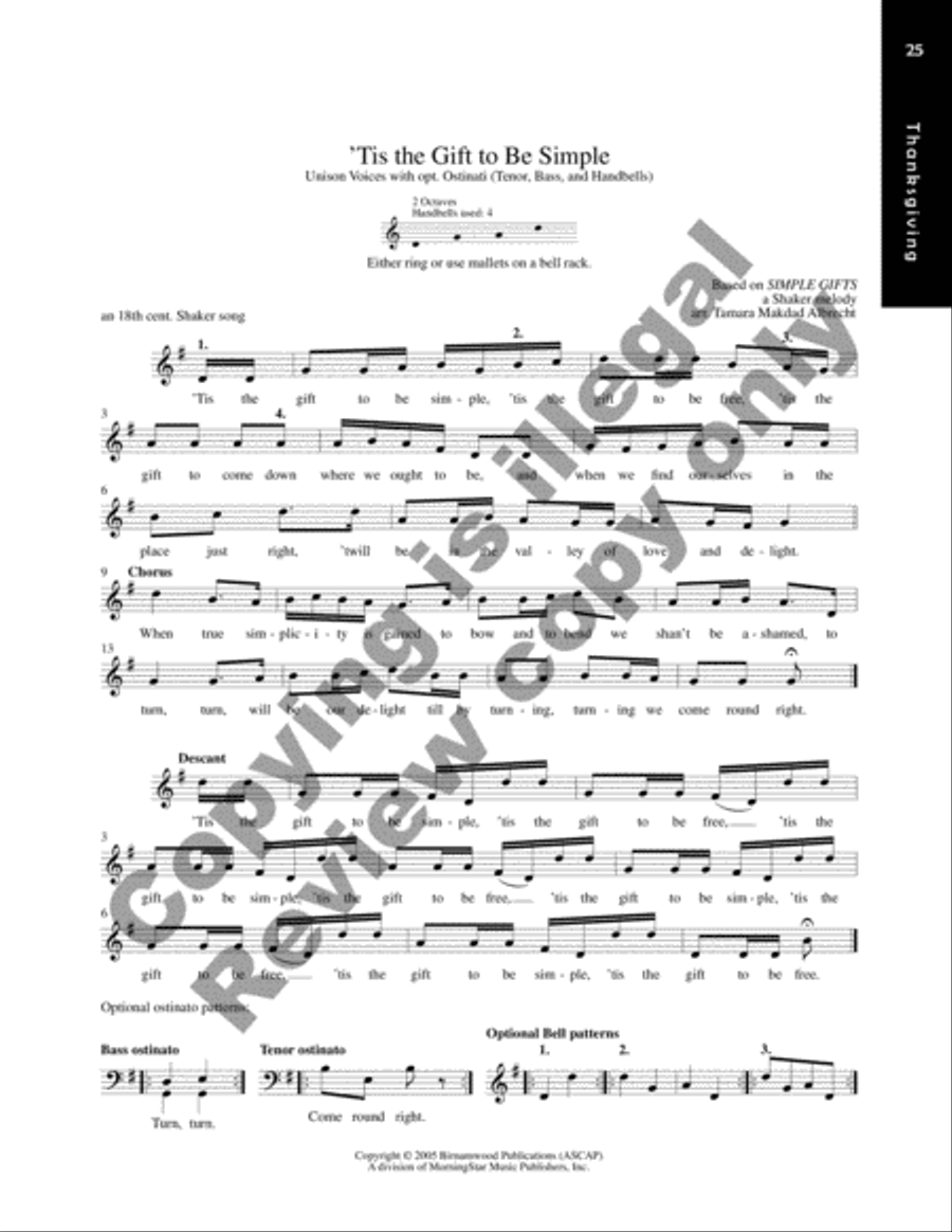 Singing Through the Church Year Children's Choir scores gallery preview page 25