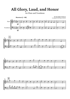 All Glory, Laud, and Honor (for Flute and Trombone) - Easter Hymn