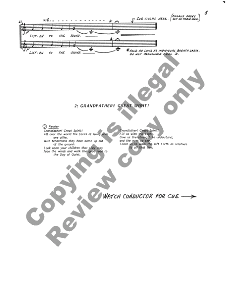 The Web of Life 4-Part scores gallery preview page 20
