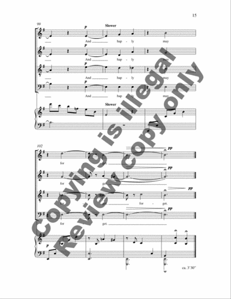 The Rossetti Songs: 3. When I Am Dead, My Dearest (Song) Divisi scores gallery preview page 7
