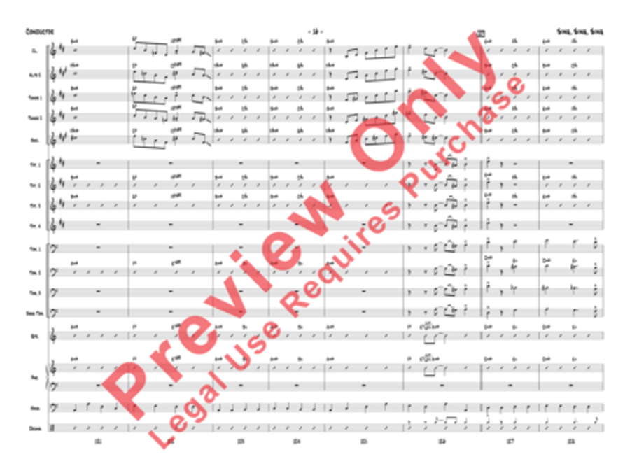 Sing, Sing, Sing Jazz Ensemble scores gallery preview page 47