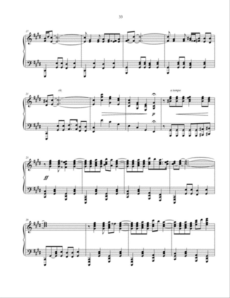 Aggravation - original piano solo Piano Solo scores gallery preview page 3