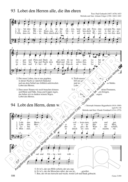 Chorbuch Kirchenjahr - Ausgabe fur den Chor