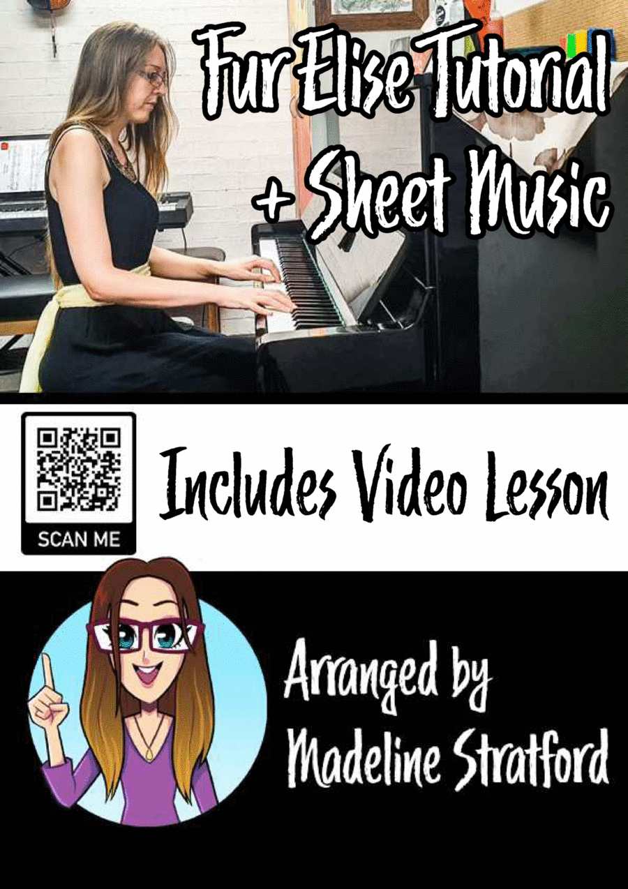 Fur Elise Piano Tutorial and Sheet Music Piano Method scores gallery preview page 1