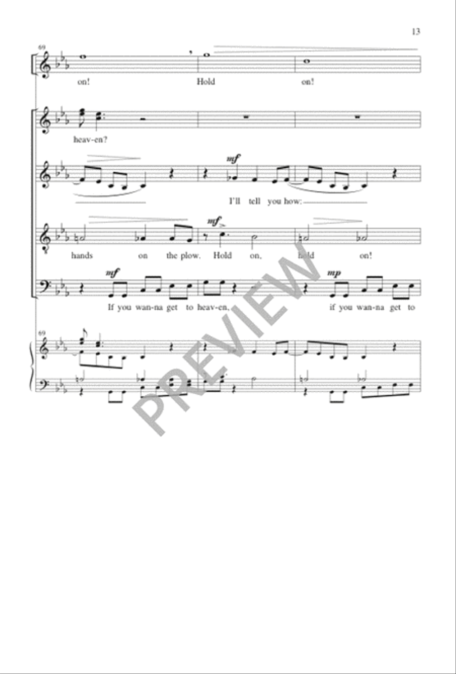 Hold On! Hold On! 4-Part scores gallery preview page 14