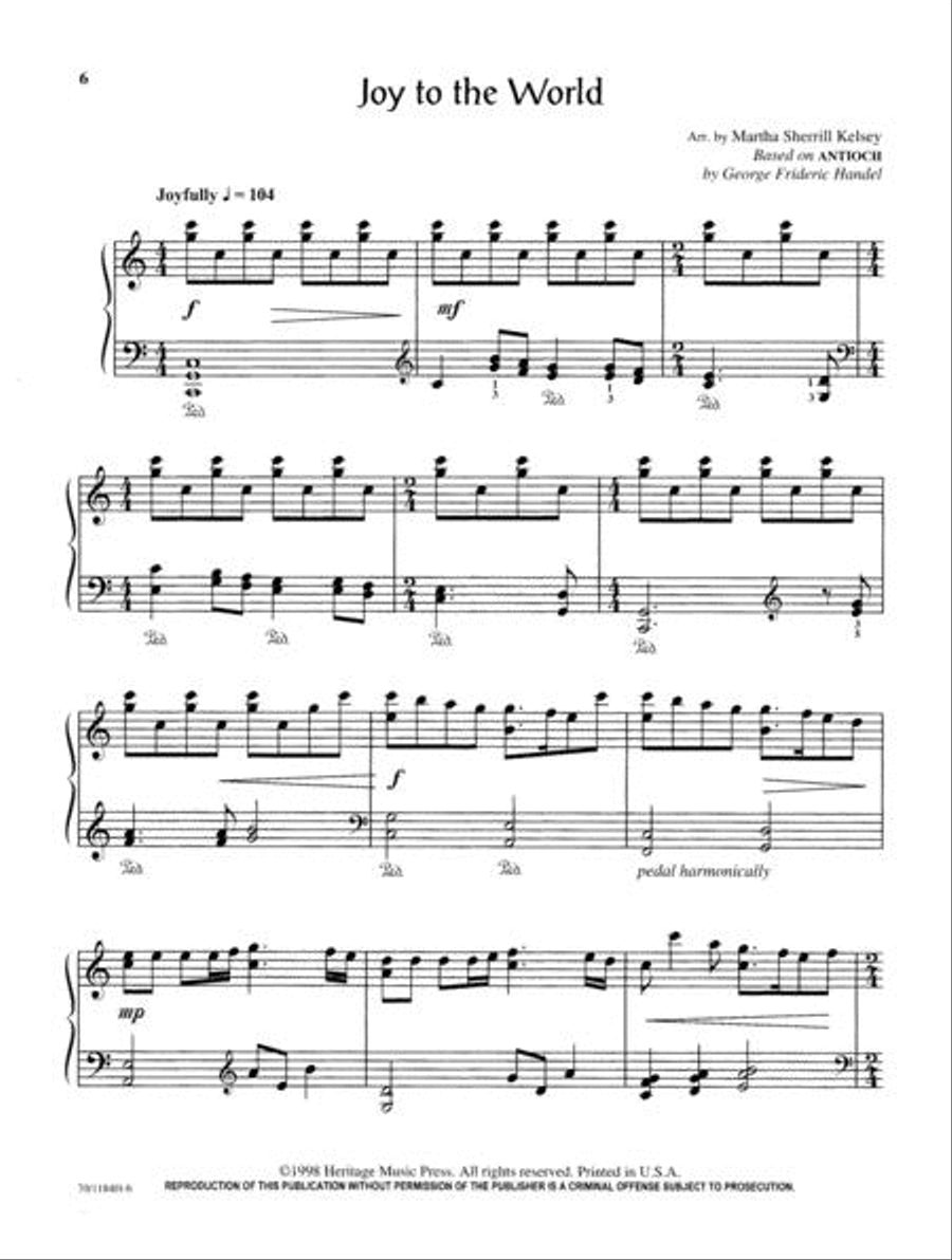 Carols at the Keyboard Piano Solo scores gallery preview page 6