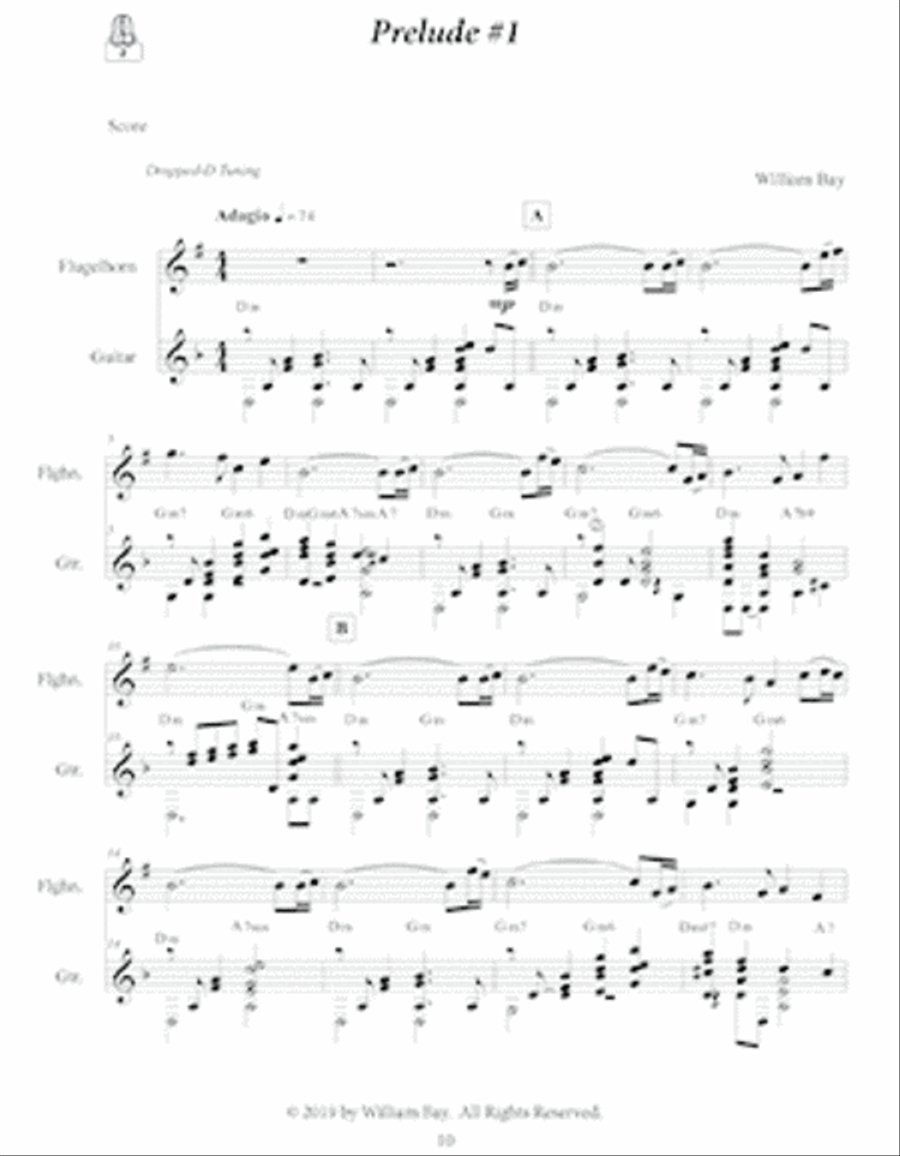 Trumpet and Guitar Trumpet Solo scores gallery preview page 2