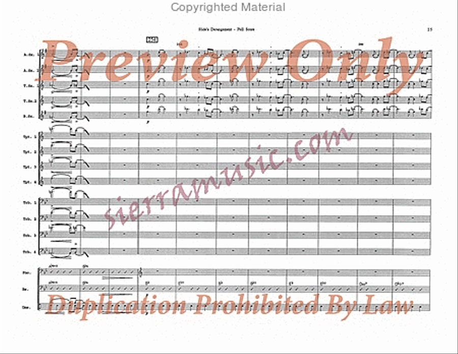 Slide's Derangement Slide's Derangement Big Band scores gallery preview page 26