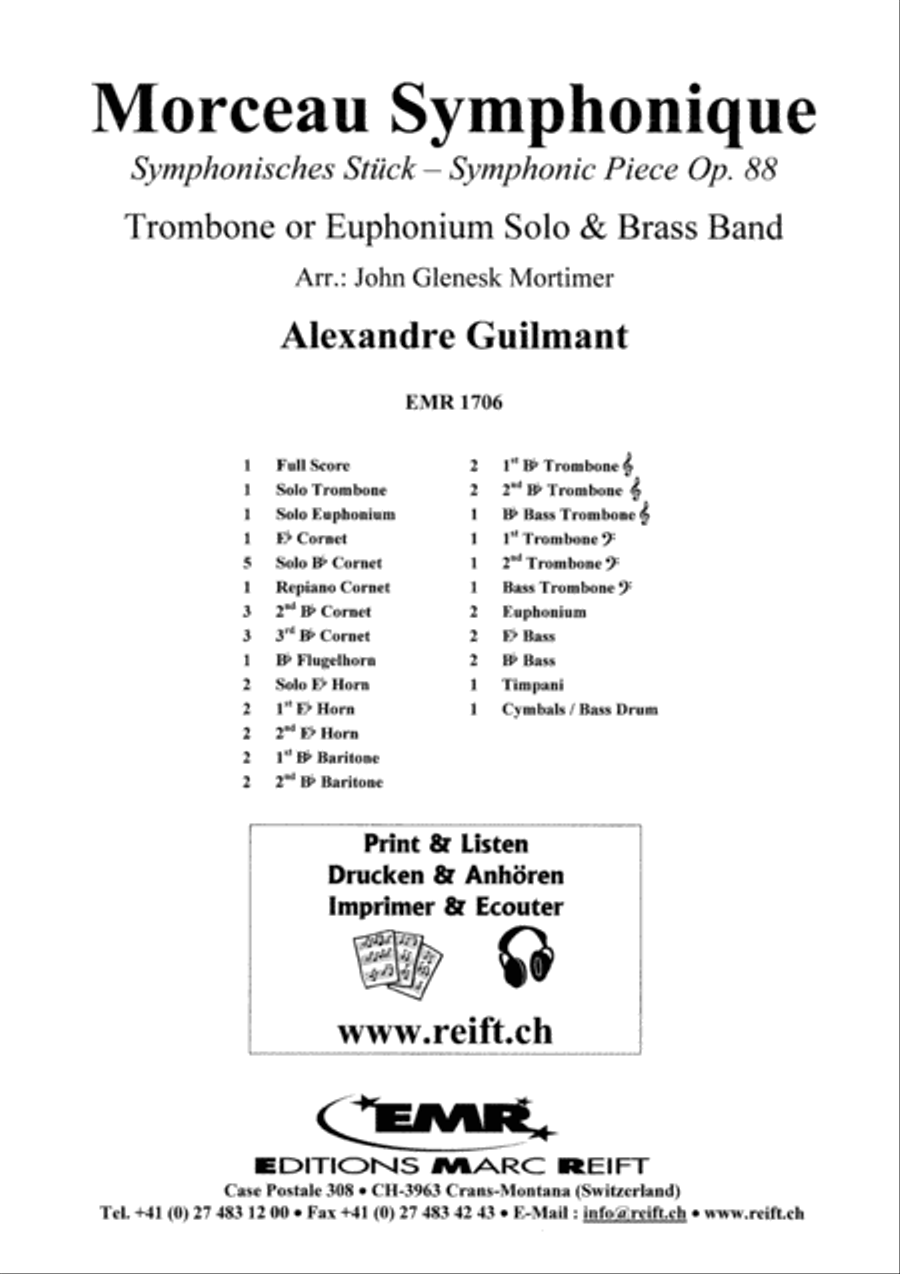 Morceau Symphonique Brass Band scores gallery preview page 2