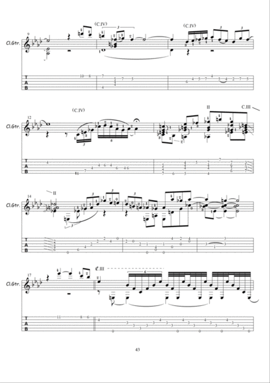 EL FROTHSPHERE Electric Guitar scores gallery preview page 2