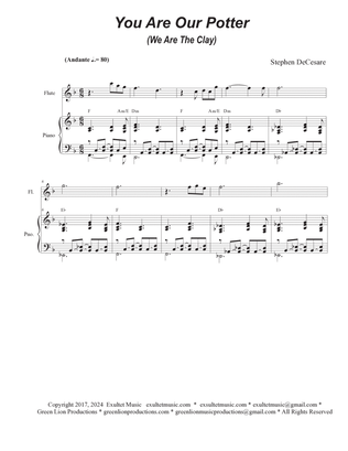 Book cover for You Are Our Potter (We Are The Clay) (SATB Alternate)