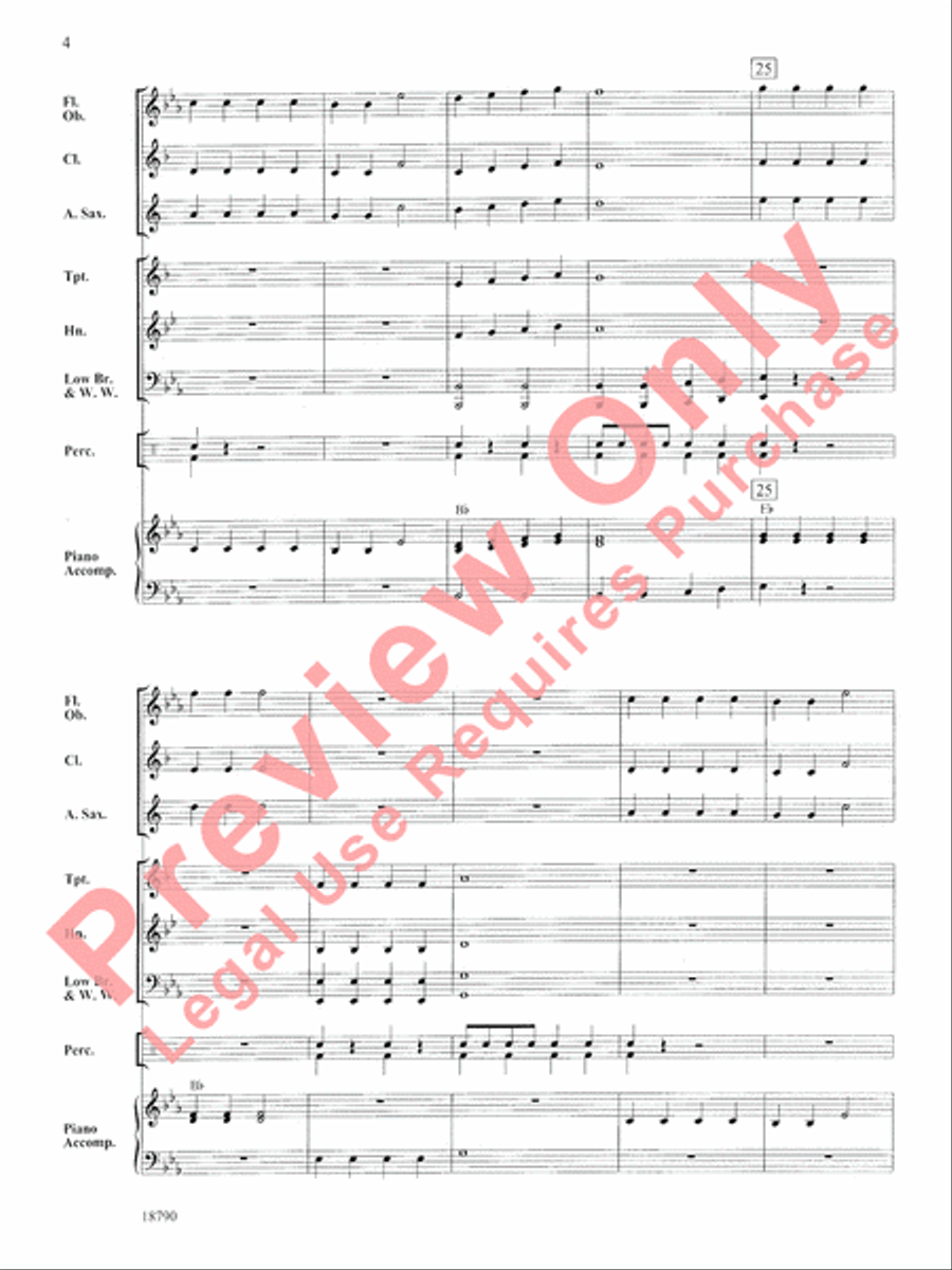 Christmas Fun Christmas Fun Concert Band scores gallery preview page 5