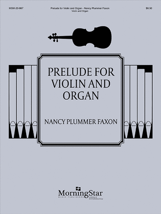 Book cover for Prelude for Violin and Organ