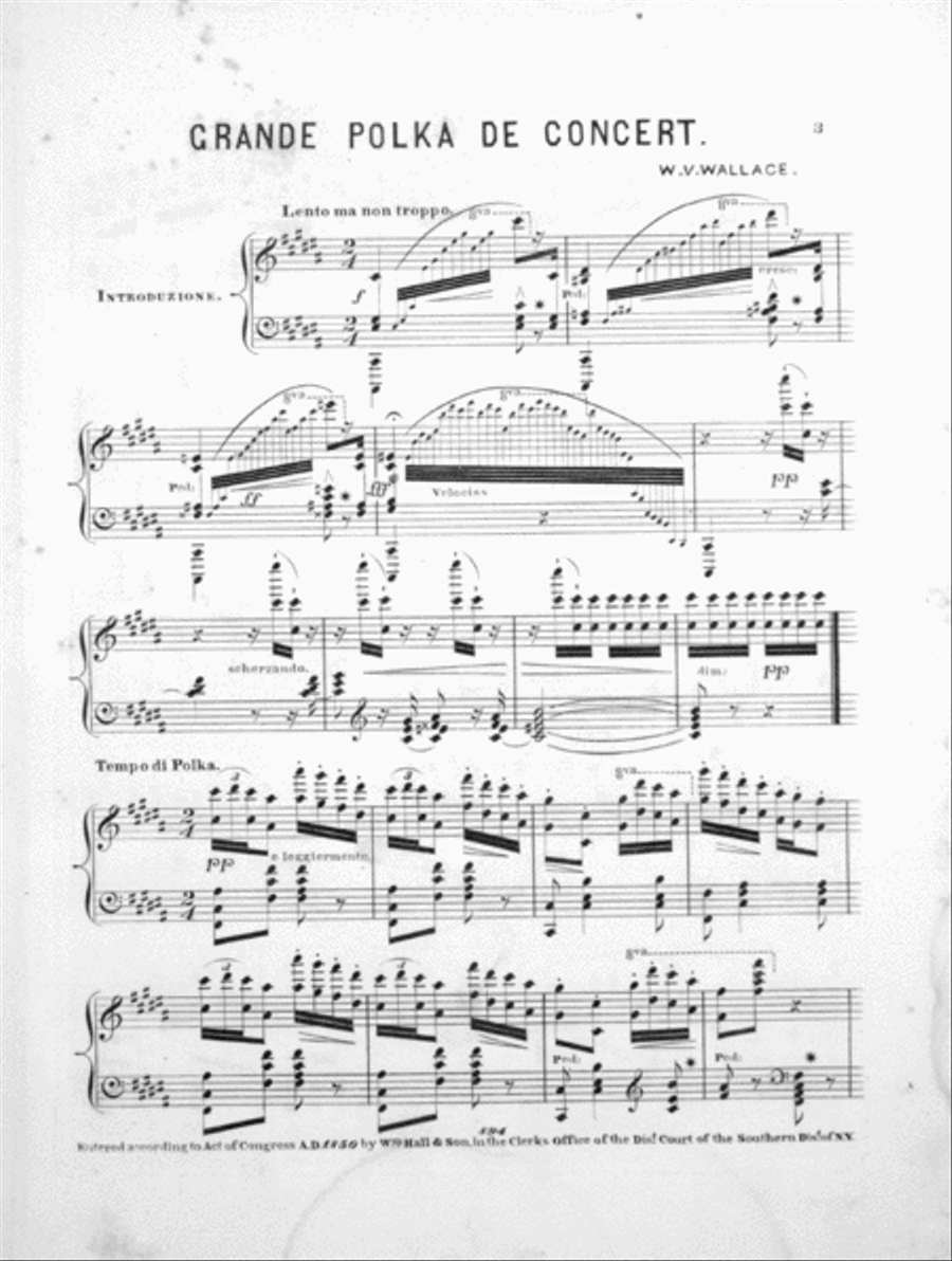 Grande Polka de Concert Piano Solo scores gallery preview page 3