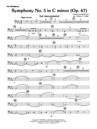 Beethoven's Symphony No. 5, 1st Movement: 2nd Trombone