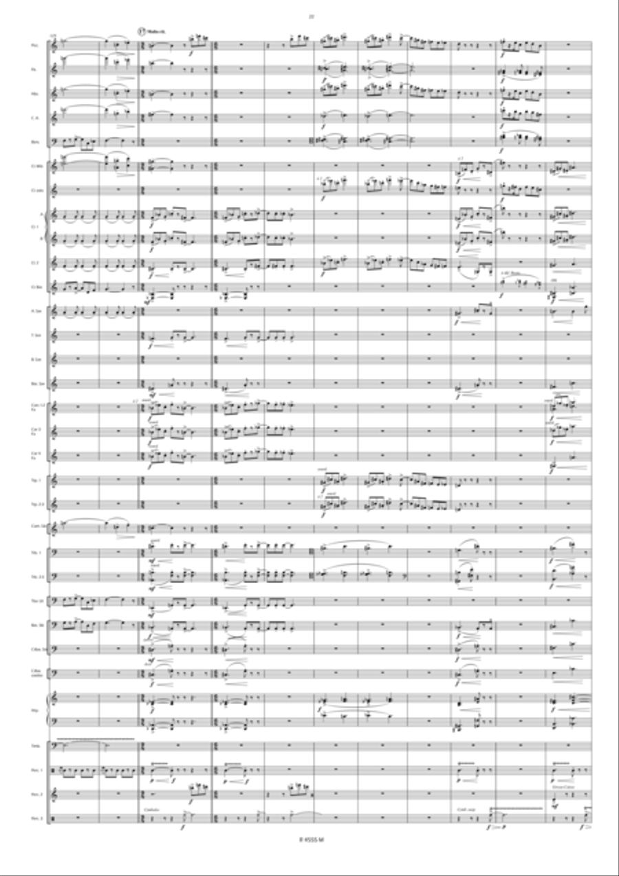 Noces de Cendres Noces de Cendres Concert Band scores gallery preview page 21
