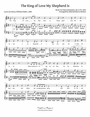 The King of Love My Shepherd Is / Clara Schumann's "Liebeszauber" (Low Voice)
