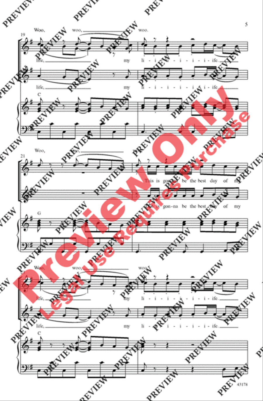 Best Day of My Life 2-Part scores gallery preview page 5