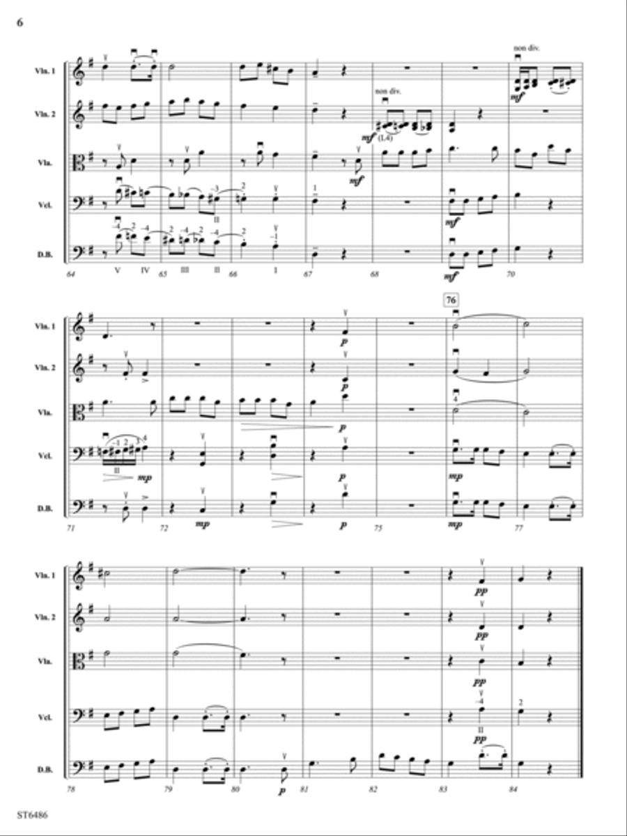 Suite Versailles: Score String Orchestra scores gallery preview page 6