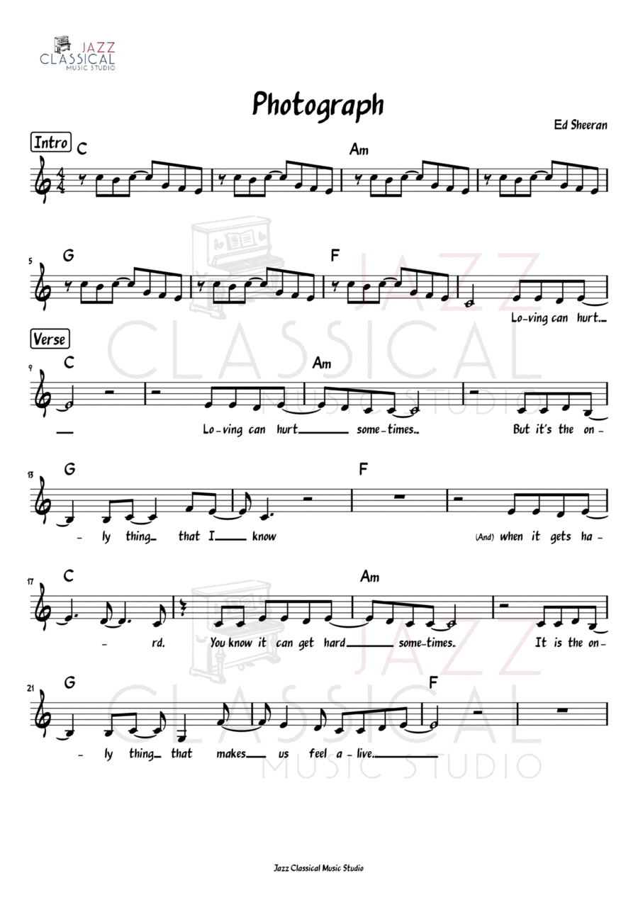 Photograph Piano scores gallery preview page 1