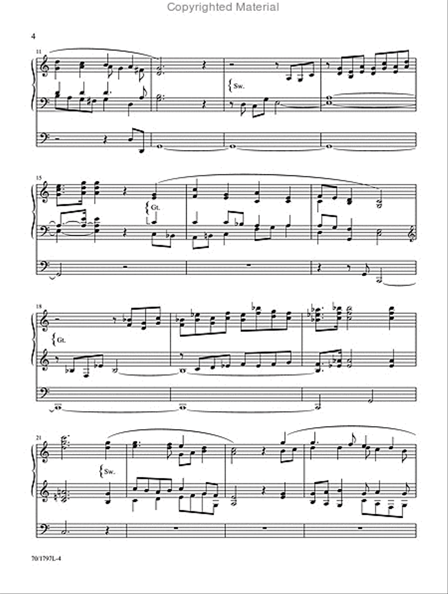 The King of Glory Comes The King of Glory Comes Organ Solo scores gallery preview page 3