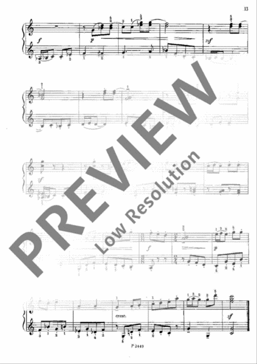 Sonata Violin Solo scores gallery preview page 13