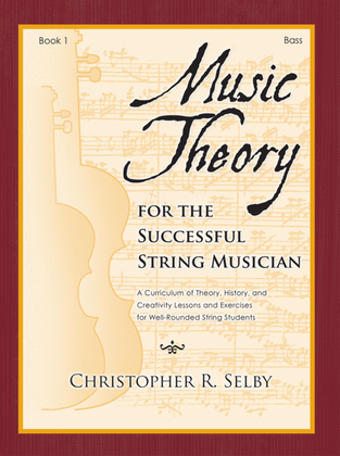Book cover for Music Theory for the Successful String Musician, Book 1 - Bass