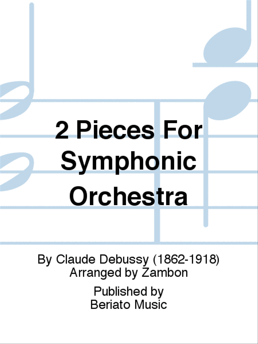 2 Pieces For Symphonic Orchestra Orchestra scores gallery preview page 1