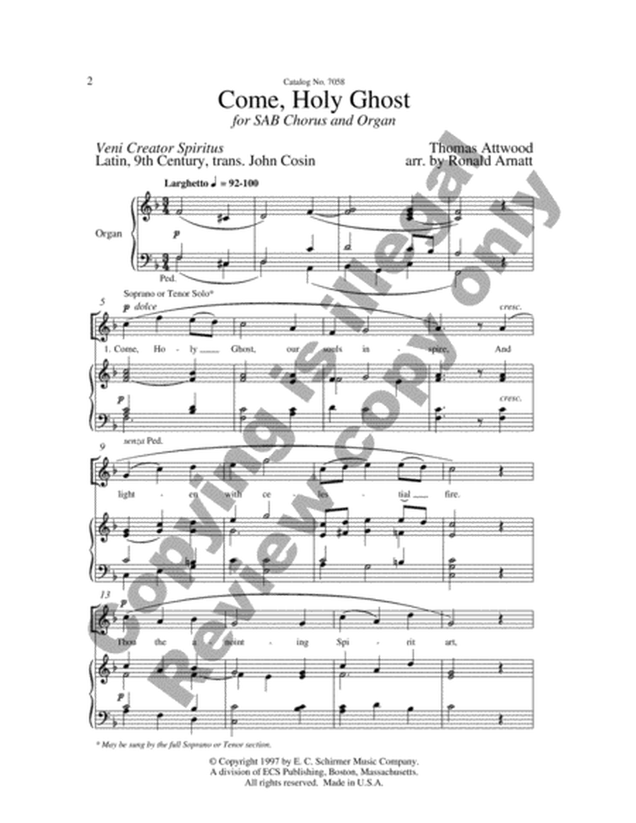Come, Holy Ghost image number null