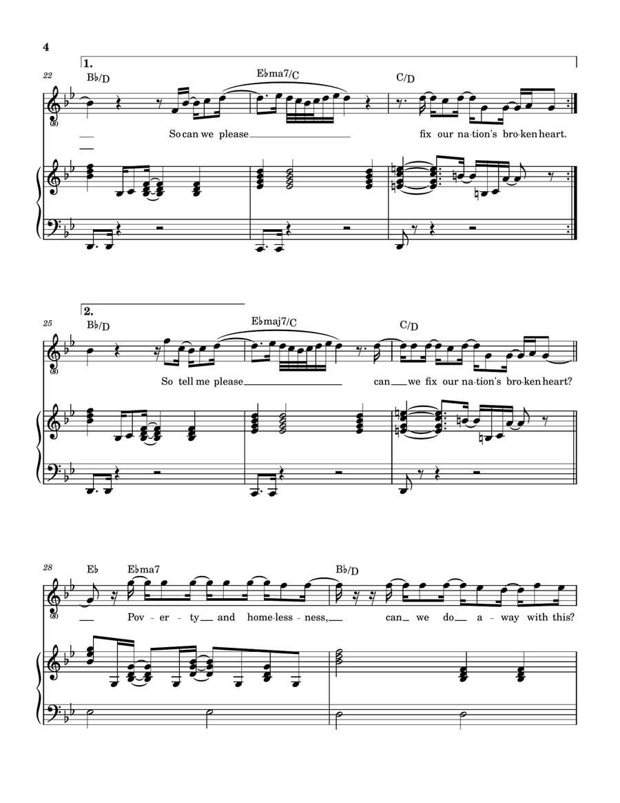 Can We Fix Our Nation's Broken Heart Piano, Vocal, Guitar scores gallery preview page 5