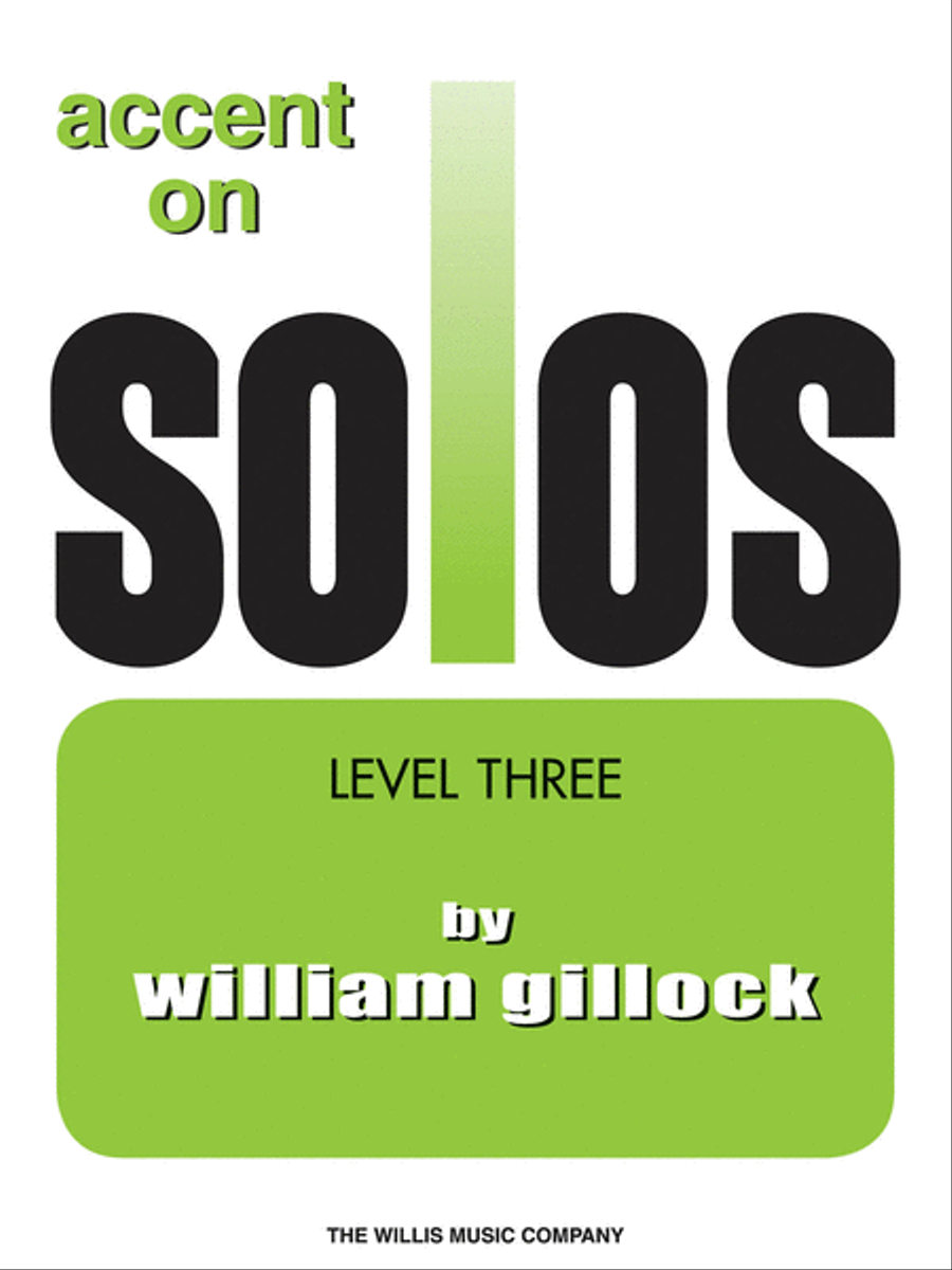 Accent on Solos Book 3 Piano Method scores gallery preview page 1