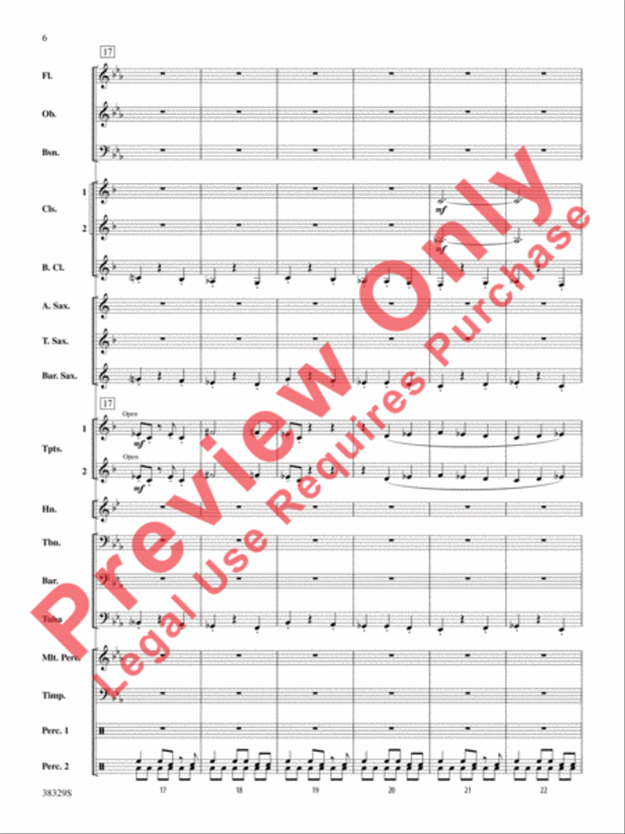 The Chase The Chase Concert Band scores gallery preview page 6