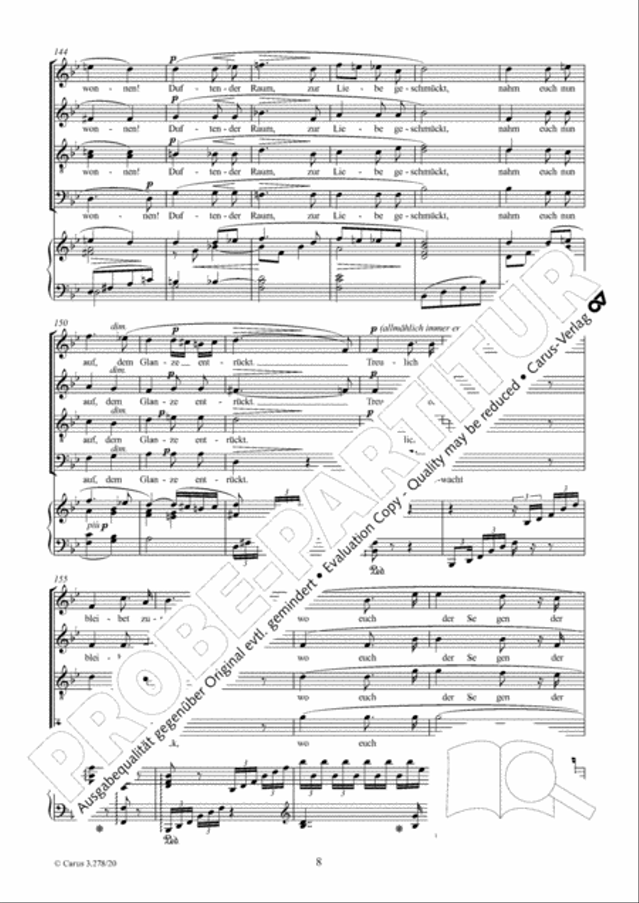 Treulich gefuhrt ziehet dahin SATTB scores gallery preview page 9