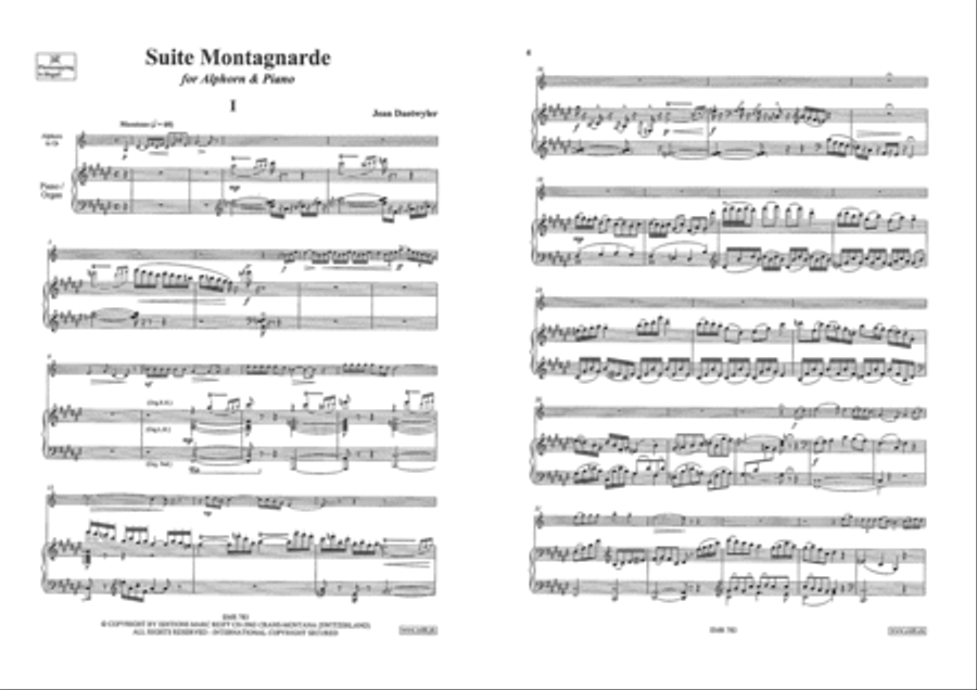 Suite Montagnarde Piano Accompaniment scores gallery preview page 3