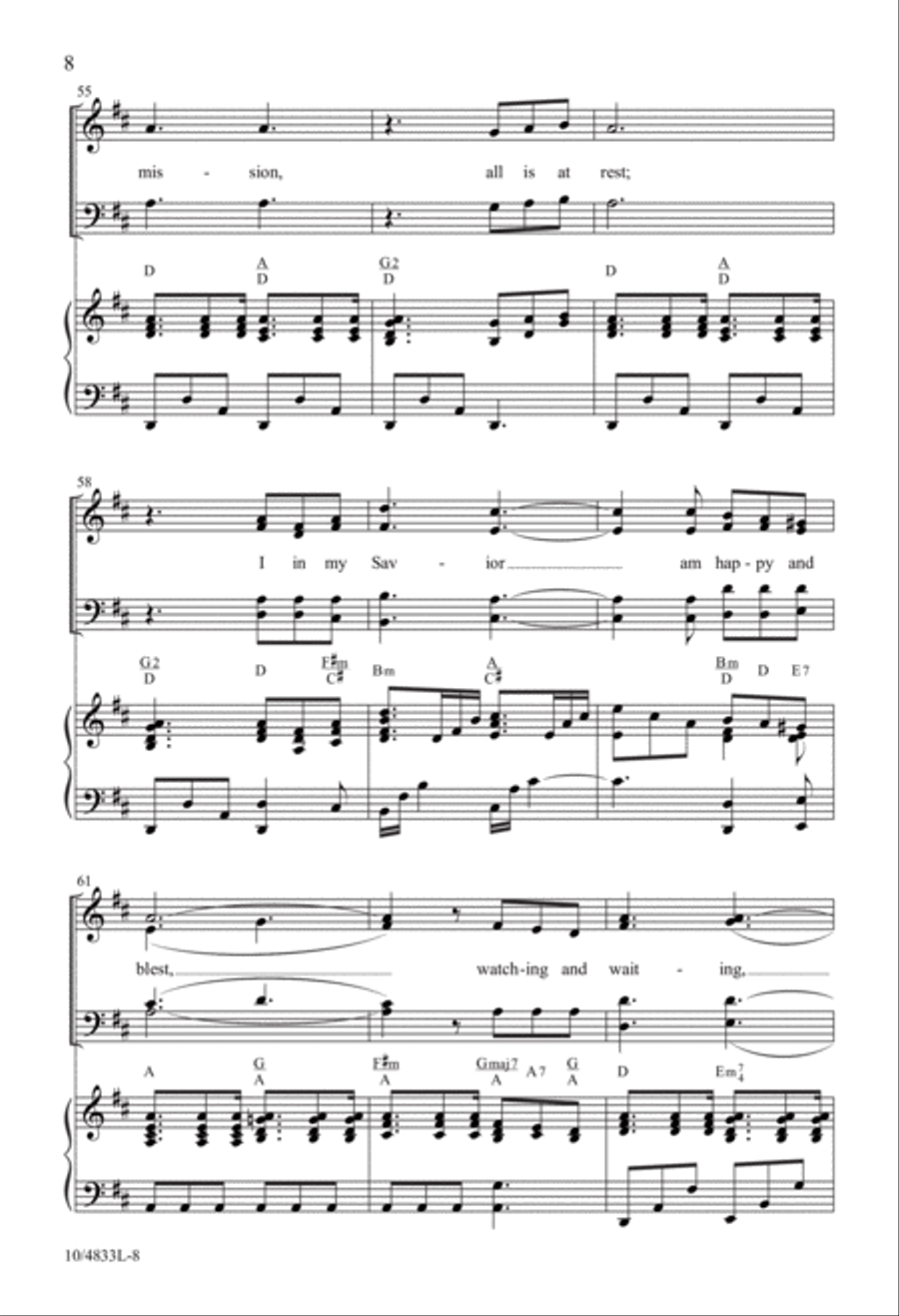 Blessed Assurance Blessed Assurance 4-Part scores gallery preview page 8