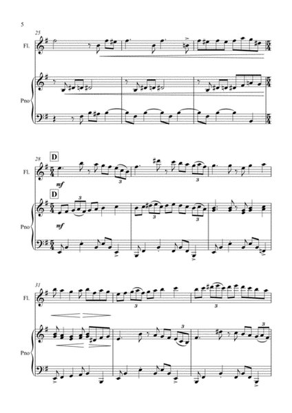 Fur Elise - a Jazz Arrangement for Flute and Piano image number null