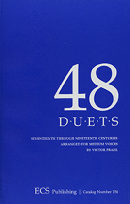 Book cover for Forty-Eight Duets for Medium Voices