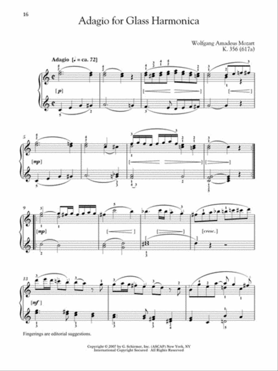 Baroque to Modern: Intermediate Level Piano Solo scores gallery preview page 6