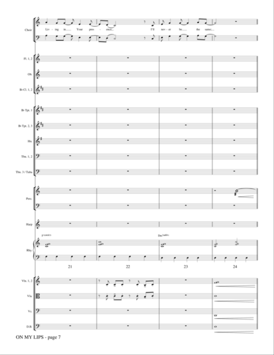 On My Lips - Full Score On My Lips - Full Score Choir scores gallery preview page 6