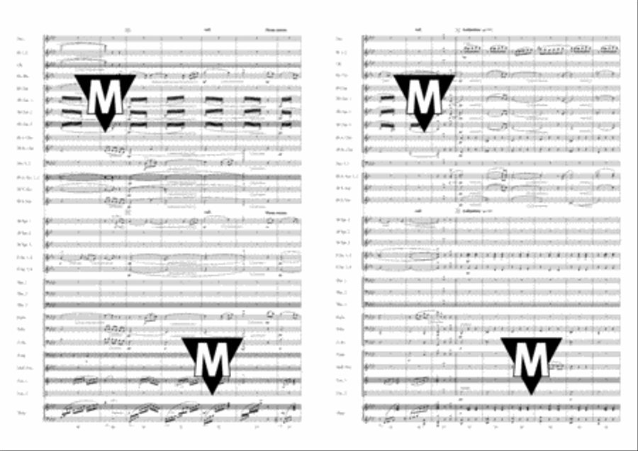 Old Russian Romances Concert Band scores gallery preview page 12