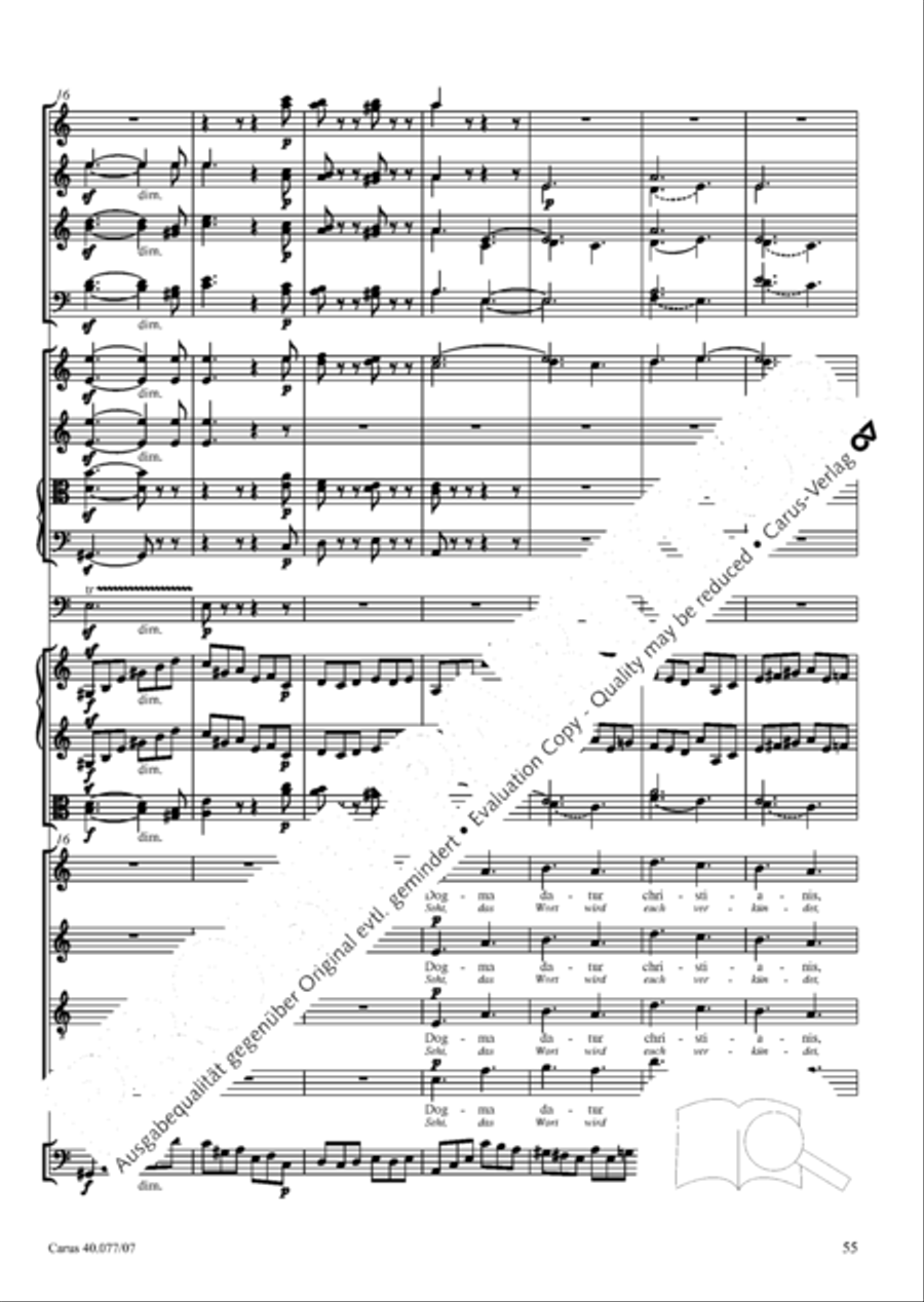 Lauda Sion 4-Part scores gallery preview page 68