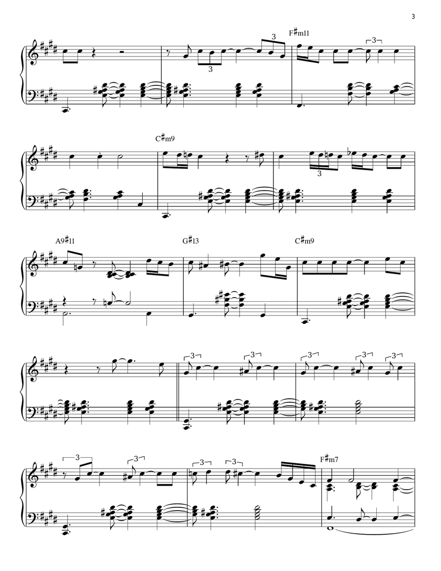 Equinox (arr. Brent Edstrom) Piano Solo scores gallery preview page 3
