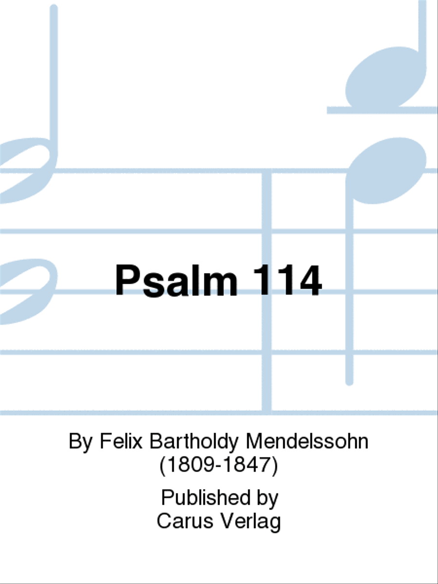 Psalm 114 (Der 114. Psalm) Orchestra scores gallery preview page 1