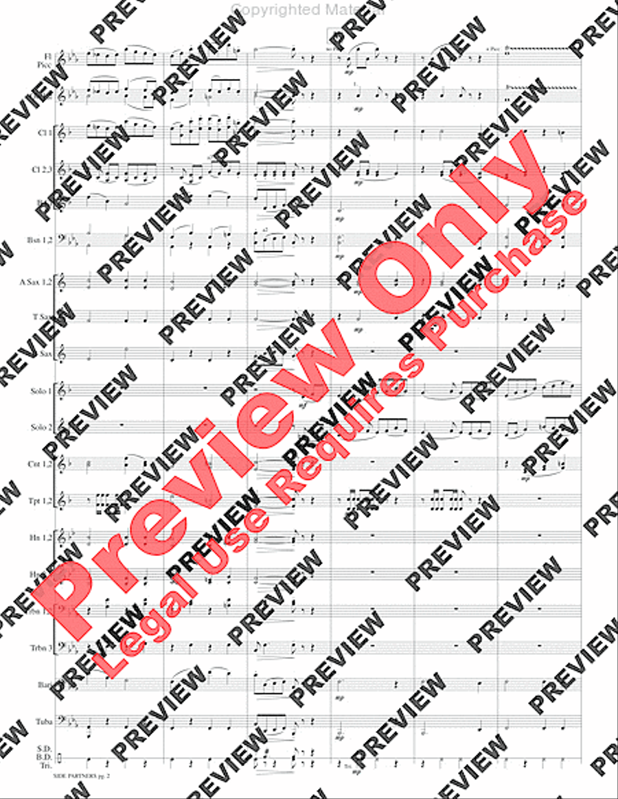 Side Partners Concert Band scores gallery preview page 5