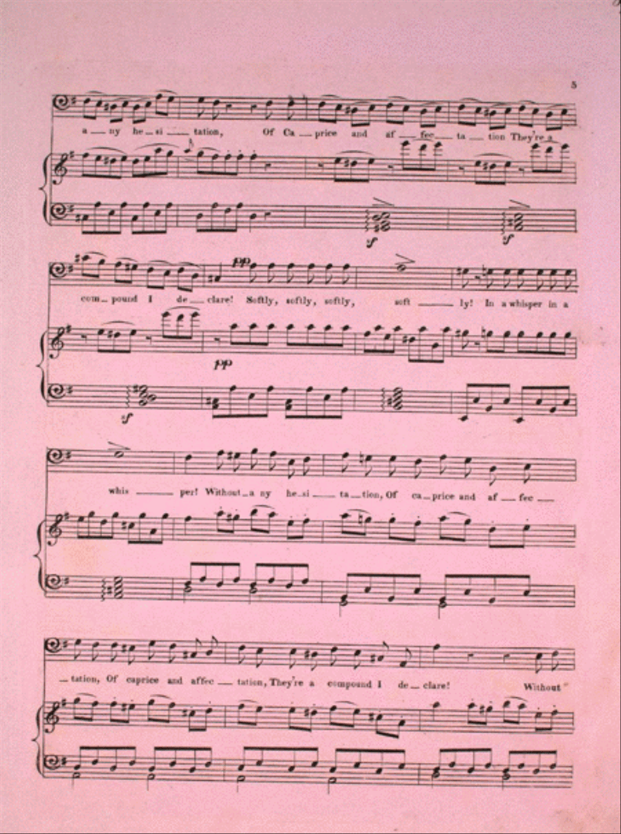 Softly Softly in a Whisper. The Admired Dialogue Quartett Voice scores gallery preview page 5
